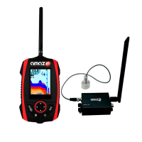 Беспроводной цветной эхолот для прикормочного кораблика Amazin Fishfinder FF 777 PRO CWLS
